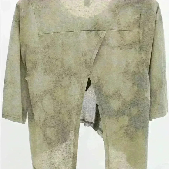 Women’s Embellished Top Size Small Fairy Boho Artsy Lagenlook Green Hippie - Picture 9 of 10